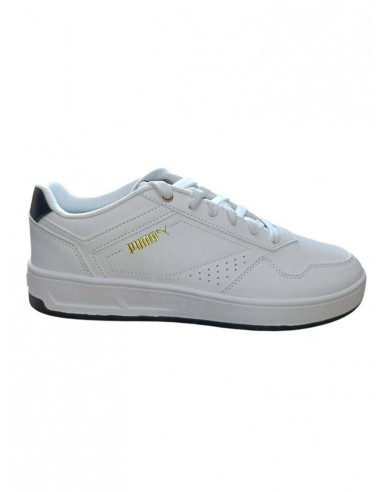 Calzado multideporte PUMA 395018-07-Court Classic-UNISEX-BLANCO-NEGRO