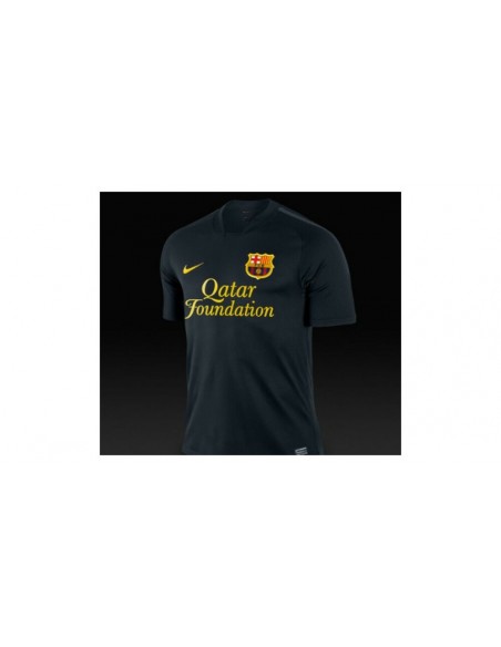 CAMISETA 2ª EQUIPACION FUTBOL CLUB BARCELONA 2011/2012 NEGRO JR