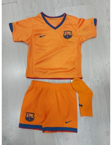 EQUIPACION FUTBOL CLUB BARCELONA 2006/2008 INFANTIL UNISEX