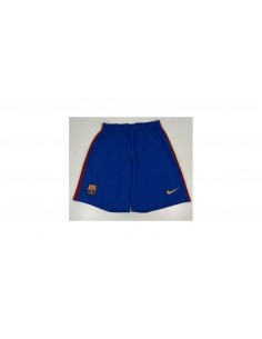 SHORT FUTBOL CLUB BARCELONA AZUL FRANJA GRANATE
