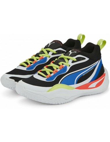 ZAPATILLAS PUMA PLAYMAKER JR NEGRO AZUL