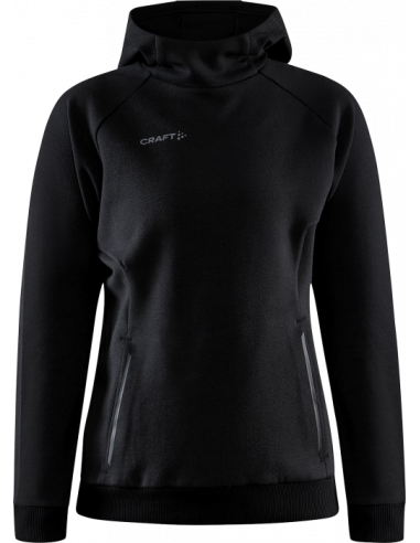 SUDADERA MUJER CRAFT NEGRA CAPUCHA CORE SOUL