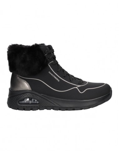 Zapatilla SKECHERS UNO RUGGED 167993 BKPW Negro