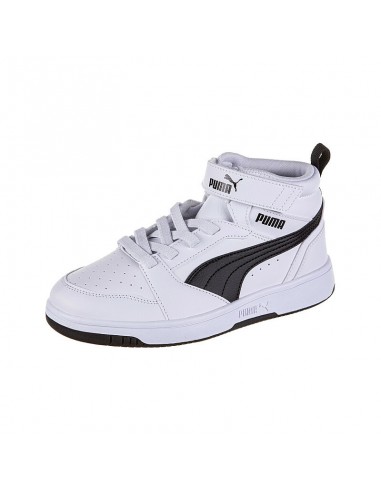 PUMA Calzado multideporte-Puma Rebound V6 Mid-393832-02-BLANCO-NEGRO