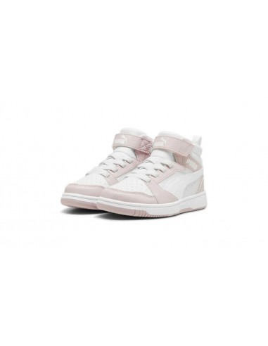 BOTIN PUMA REBOUND V6 MID AC+PS BLANCO ROSA