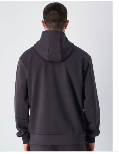 CHAMPION HOODED FZ SWEATSHIRT INTERLOCK GRIS...