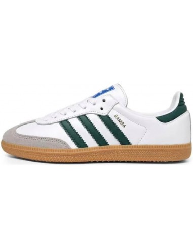 SNEAKERS ADIDAS SAMBA OG J BLANCO VERDE CARAMELO