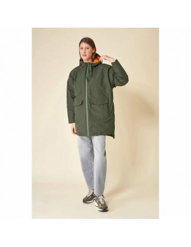 ANORAK MUJER IMPERMEABLE ACOLCHADO TANTARAINWEAR VERDE PUTZUA