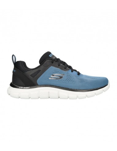 Calzado multideporte SKECHERS-TRACK - BROADER-232698BLBK-AZUL-NEGRO-HOMBRE