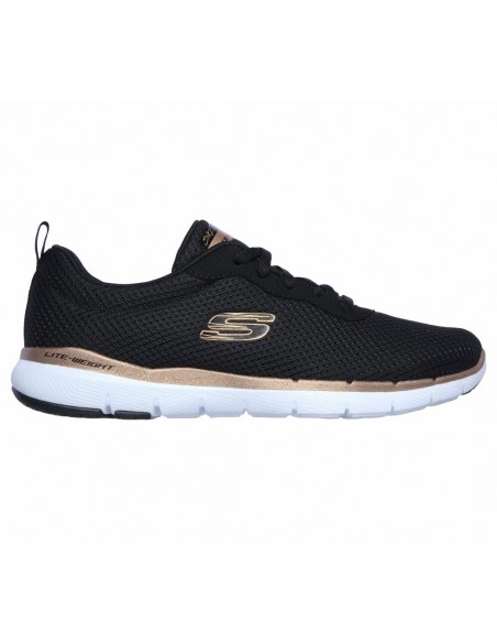 Zapatilla Multideporte para MUJER SKECHERS FLEX APPEAL 3.0-FIRST INSIGHT-BKRG