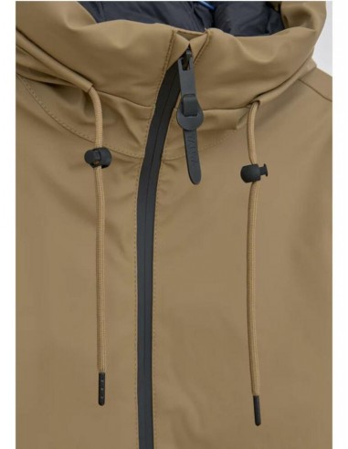 CHAQUETA LARGA IMPERMEABLE CON POLAR DE MUJER...