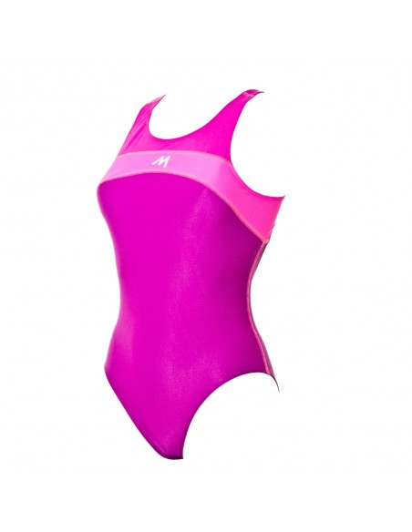 BAÑADOR PISCINA MOSCONI NIÑA MARMORE CHERRY FUCSIA