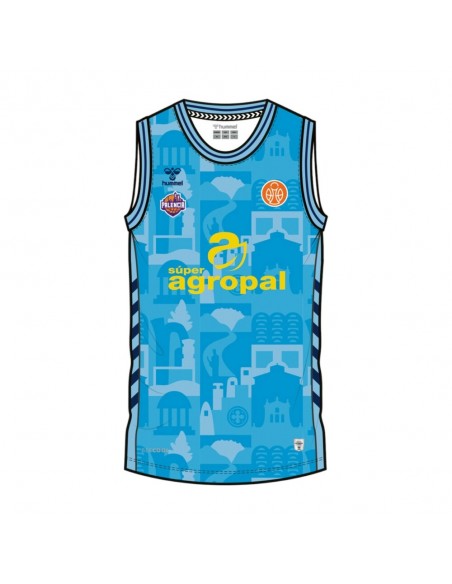 CAMISETA AGROPAL TIRANTES CELESTE JR