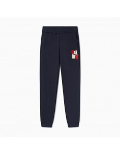 PUMA ESS+ GRAPHIC Sweatpants FL B - blue