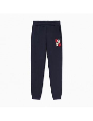 PUMA ESS+ GRAPHIC Sweatpants FL B - blue