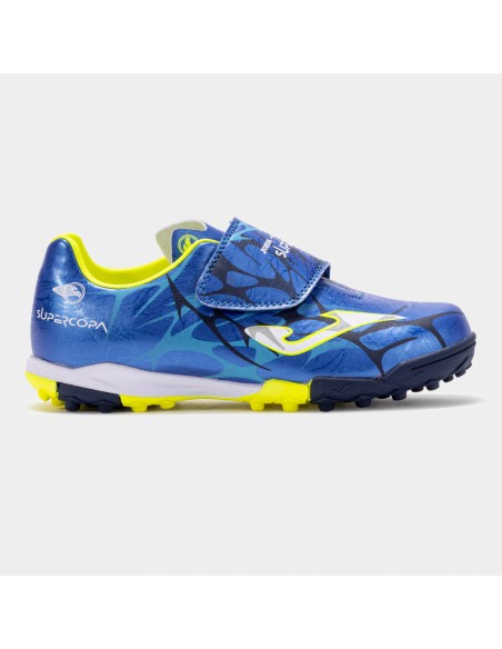 Botas de Futbol para UNISEX JUNIOR JOMA SUPER COPA JR 2504 ROYAL TURF