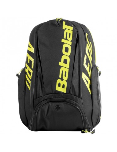 MOCHILA TENIS BABOLAT PURE AERO 142 NEGRO-AMARILLO