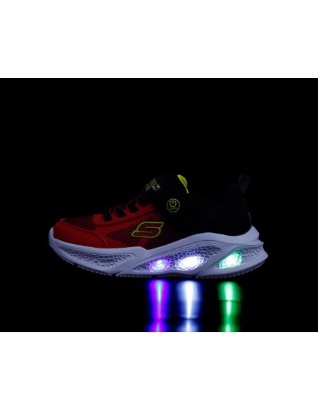 Zapatilla de Tiempo Libre para UNISEX JUNIOR SKECHERS SKECHERS METEOR-LIGHTS-KRENDO