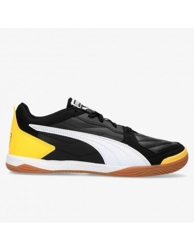 BOTAS DE FÚTBOL SALA PUMA PRESSING IV NEGRO-AMARILLO