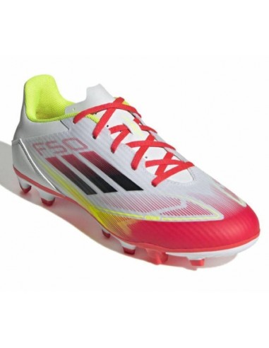 ADIDAS F50 CLUB FG/MG ROJO/BLANCO/FLUOR