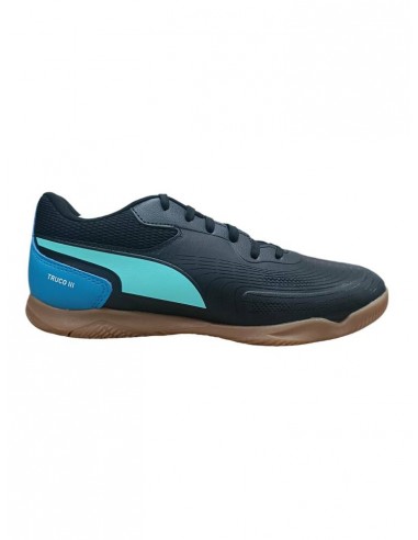 PUMA BOTA FUTBOL TRUCO III, BLACK- AQUATIC