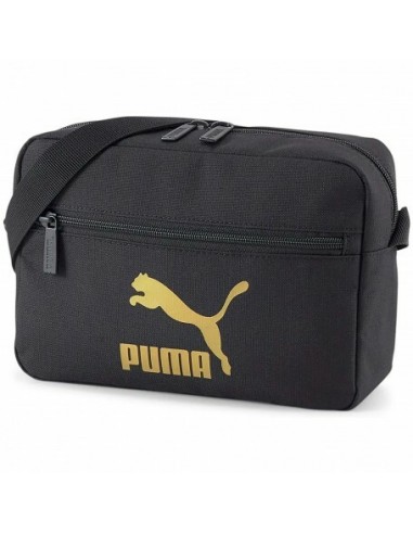 BOLSO BANDOLERA PEQUEÑO PUMA NEGRO DORADO