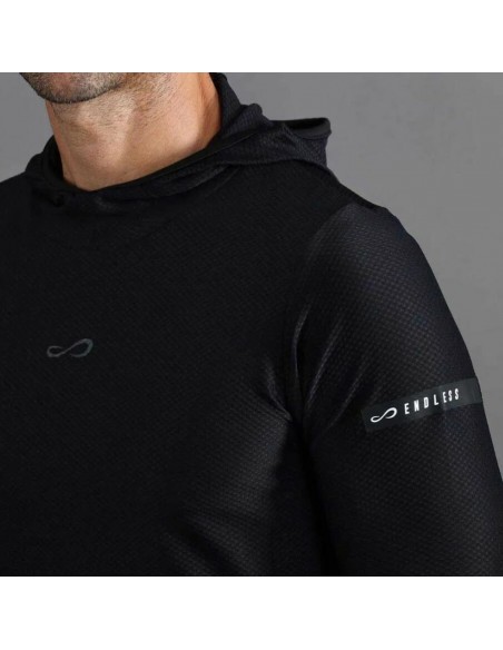 SUDADERA  HERO BLACK WHITE