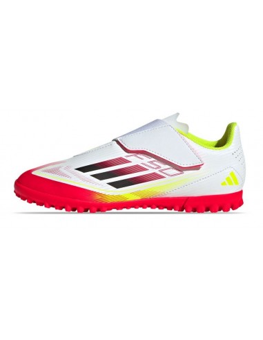 ADIDAS F50 CLUB VEL TF J BCO/ROJO/FLUOR