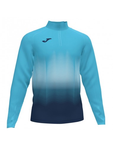 JOMA-SUDADERA ELITE VII TURQUESA FLUOR-M