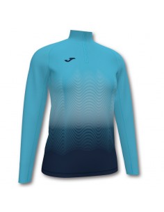 JOMA-SUDADERA ELITE VII TURQUESA FLUOR-M