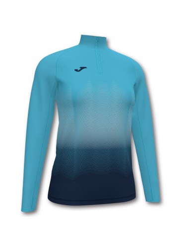 JOMA-SUDADERA ELITE VII TURQUESA FLUOR-M