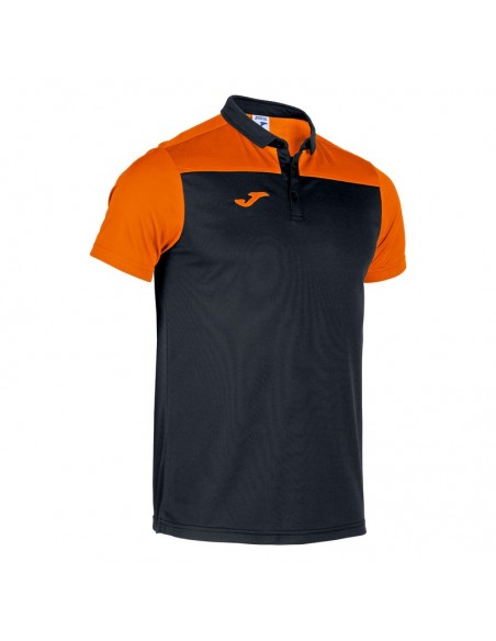 JOMA-POLO MANGA CORTA HOBBY II NEGRO NARANJA