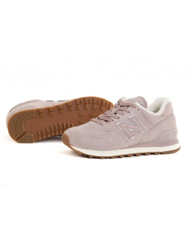 ZAPATILLAS NEW BALANCE WL574LW2 ROSA CON BORREGUILLO