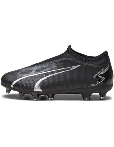 BOTA DE FÚTBOL PUMA ULTRA MATCH LL FG/AG JR NEGRO