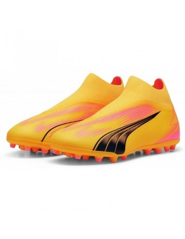 BOTAS DE FÚTBOL PUMA ULTRA MATCH + LL MG NARANJA/ROSA