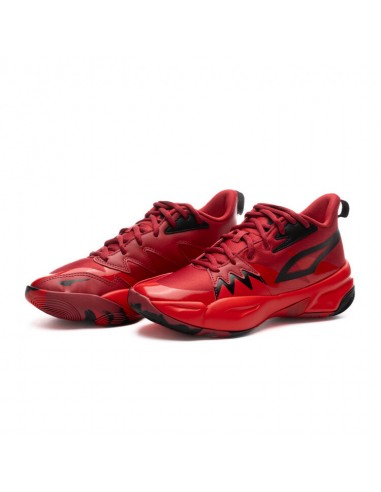 CALZADO BALONCESTO PUMA GENETICS JR ROJO