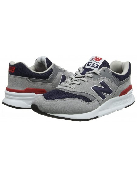ZAPATILLAS NEW BALANCE CM997HCJ GRIS-AZUL-ROJO