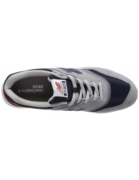 ZAPATILLAS NEW BALANCE CM997HCJ GRIS-AZUL-ROJO