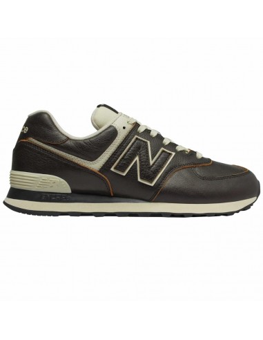 ZAPATILLAS NEW BALANCE ML574PLK MARRON PIEL