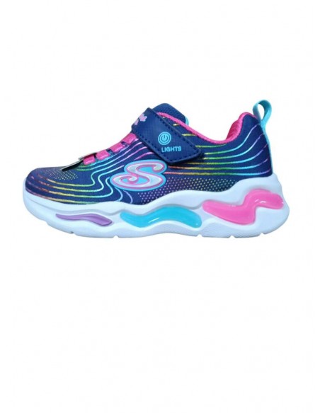 Zapatilla Multideporte para NIÑA SKECHERS WAVE BEAMS S LIGHTS