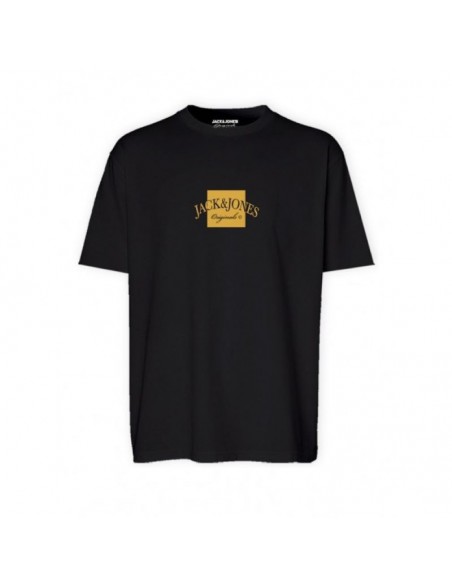 Camiseta JACK & JONES JORBOSTON TEE SS 12277888 NEGRO Negro