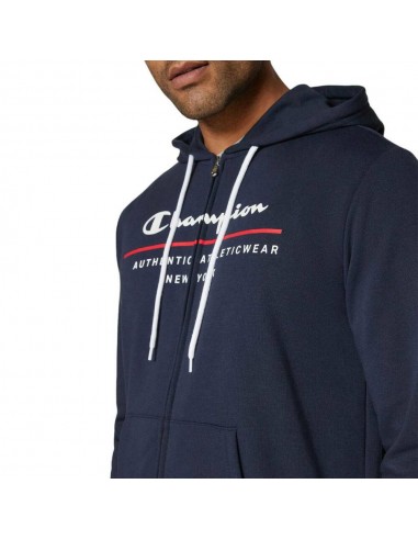 Chaqueta chandal CHAMPION Hooded Full Zip Sweatshirt-219730-BS501-AZUL MARINO-HOMBRE