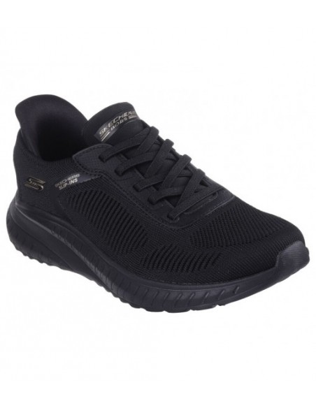 Zapatilla de Tiempo Libre para MUJER SKECHERS BOBS SQUAD SLIP IN BLACK