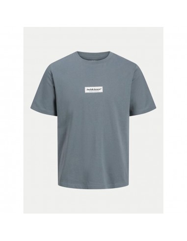 Camiseta JACK & JONES JORSPLIT FAKESTITCH BRANDING 12273182 GRIS Gris