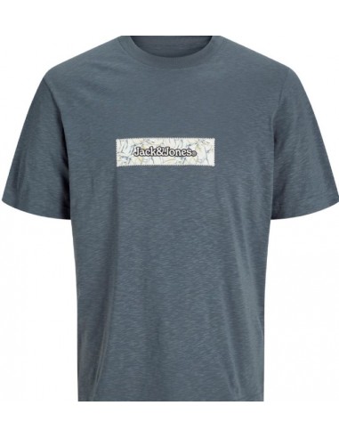 Camiseta JACK & JONES JORSPLIT AOP BRANDING TEE 12272993 GRIS Gris