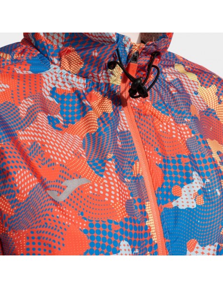 Chubasquero running coral Joma R-CITY raincoat coral mujer