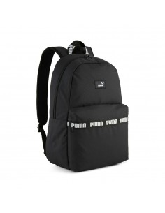 Mochila negra Puma Phase Tape negra 2