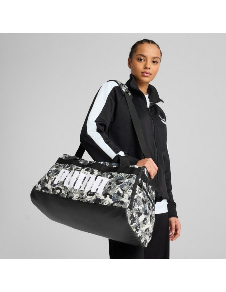 Bolsa deporte negra-verde Puma challenger AOP NEGRA-VERDE