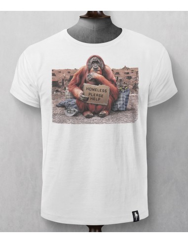 CAMISETA DIRTY VELVET SIN HOGAR BLANCO