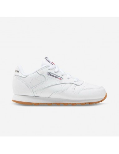 CALZADO CLÁSICO REEBOK-CLASSIC LEATHER-100000166-NIÑO-BLANCO